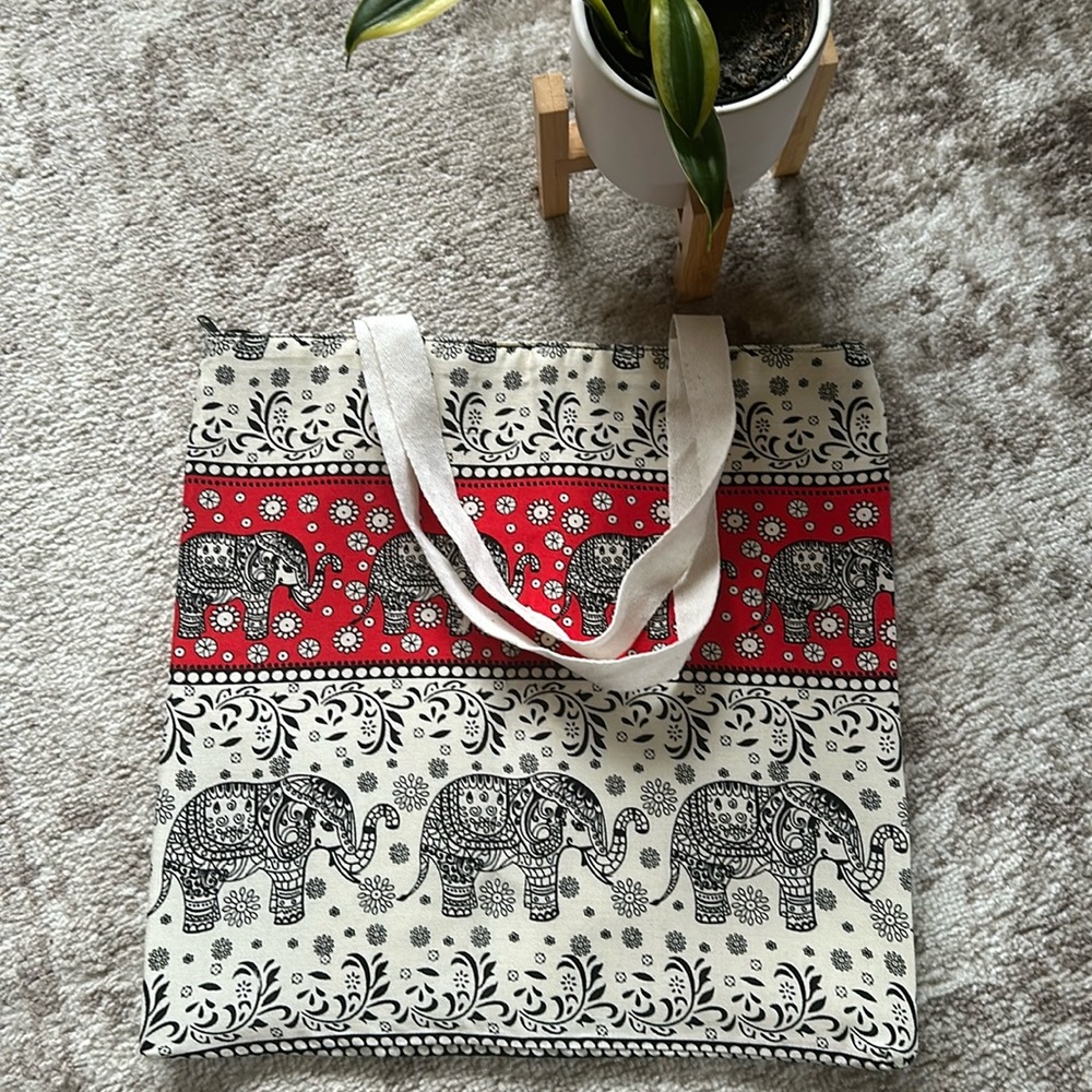 Thailand Elephant Tote Bag